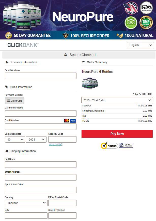 Nitric Boost Full Page Billing Interface